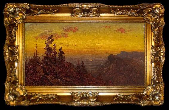 framed  Sanford Robinson Gifford From the Shawangunk Mountains, ta009-2